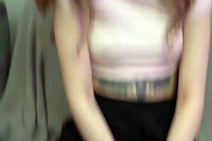 Stepcousin boldly masturbates in front of me