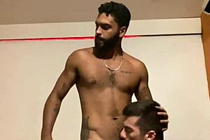 Rough anal warm-up with big cocks