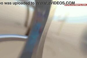 Fucking My Friend Bareback For His Skate, Teen Amateur Cums Hard 😏