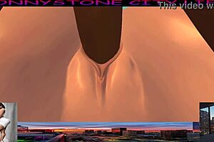 Jonnystone encounters a stunning Latina model in wild 3D adventure.