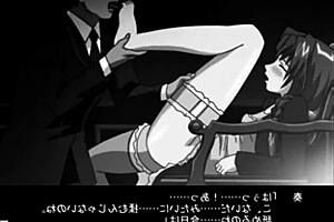 Anime Character Performing A Footjob In Hentai Style