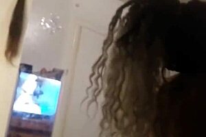 Amateur husband and wife make love at home