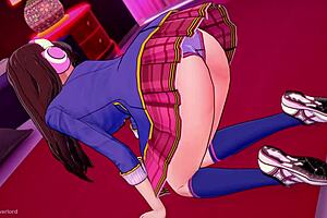 Dva In Overwatch Uniform Has Sex At Love Hotel.