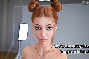 My Cute Roommate Poses In Photoshoot School Photo Lab