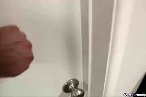 feeling the thrill of busty milf pov handjob with big cock