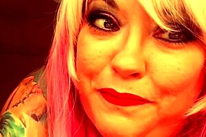 Chubby Brit Domme Tina Snua Smokes Cigarette While Talking