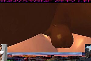 Jonnystone encounters a stunning Latina model in wild 3D adventure.