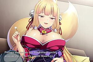 Fox Girl Plays Ejaculation Game in All Sex Scenes