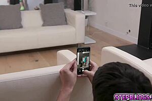 Stud fucks siblings one by one cumming on prick