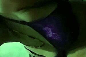 I watch this Indian milf use dildo on her pussy in webcam show