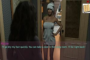 Wife and stepmother in wild game action!