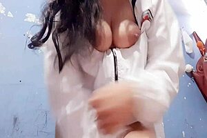 Excited Teen Squirts During Masturbation!