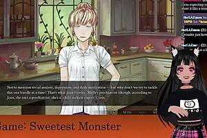 Vtuber Lewdneko Plays Sweetest Monster Part 2