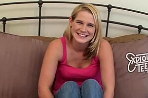 wholesome 18 yr old nails huge cock in bold casting debut