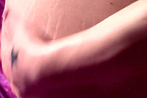 bbw tina snua rubs her belly in stockings while smoking