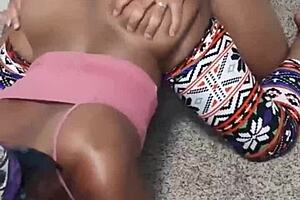 Black Woman Bends Over For Real Couple Doggystyle Fuck!