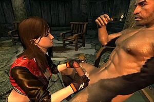 miya, this cute asian teen, gets suddenly fucked in skyrim 3d pov style