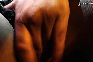 so horny, had to finger my indian pussy outdoors 😈