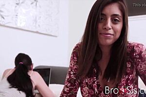 jealous stepsister ella knox gives blowjob and rides cock