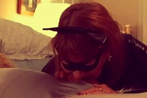 Catgranny Sucks Batman In Cosplay