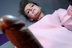 What does this sexy secretary do?