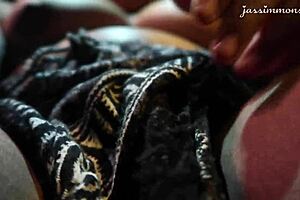 so horny, had to finger my indian pussy outdoors 😈