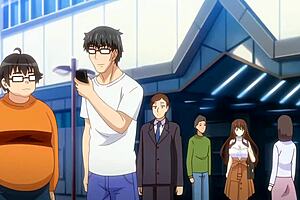 bent over in doggystyle, riding dildo on big ass?