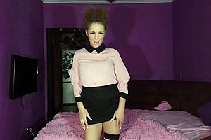 What does this sexy secretary do?