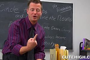 Sexy Petite Latina Girl Seduces Teacher in Hardcore Reality Scene with Blowjob and Doggystyle Fucking