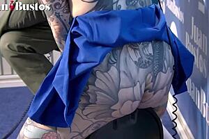 Massage leads to squirting pussy during horny masturbation