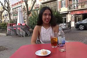 Ruth Flashes Teen 18+ Body in Public and Gets Pounded Hard. Spanish Brunette Shocks Outdoor Crowd!