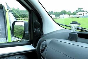 housewife having sex in car on campsite