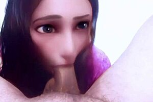 Intense Deepthroat Blowjob With Gagging On Big Cock