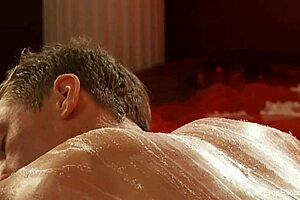 Massage for His Tired Huge Cock Making Deep Experience