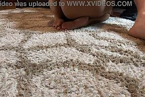 Mandy Mynxx Sucks Cock On Couch With Feet Play