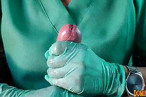 i got edged by mistress in latex gloves at the hospital