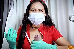 i got edged by mistress in latex gloves at the hospital