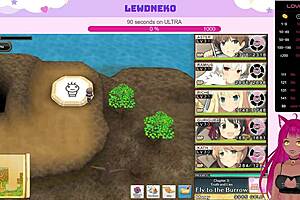 Vtuber Lewdneko Plays Evenicle Part 15 With Intense Hentai Action!