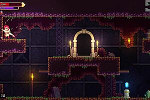 i-i'm scarlet maiden, getting futanari blowjob at gloryhole in caves... oops