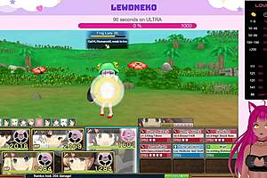 Vtuber Lewdneko Plays Evenicle Part 15 With Intense Hentai Action!