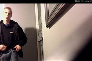 Hidden Voyeur Spies on Gay Gloryhole Monster Cock Action