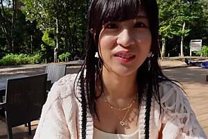 Busty Japanese girl gets choked and spanked to orgasm