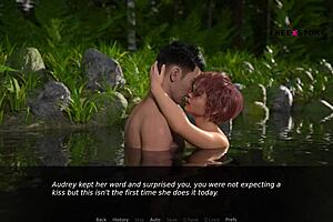 Dusklight manor sex scene 9 jhon having fun with audrey and lizzie and had sex with audrey inside the river in 3d anime hentai