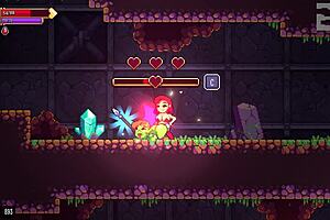 i-i'm scarlet maiden, getting futanari blowjob at gloryhole in caves... oops