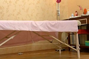 Slim chick gets intense ero massage with cum shot in vagina.