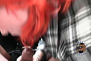 cassie blows me, uses her tight pussy and big ass to make me cum in the stairwell