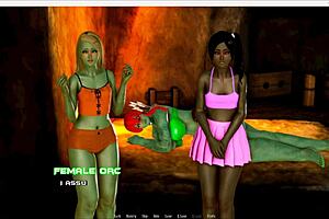 Now a bunny zombie is in heat breeding island part 21