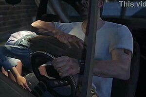 Gta 5 gameplay with Trevor getting wild hooker service