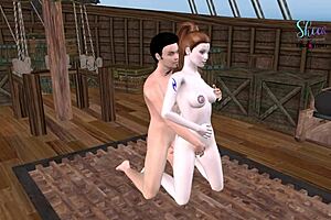 animated cartoon porn of couple having fun with sex