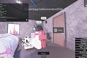 He fucks random girls in Roblox, pounding asses.